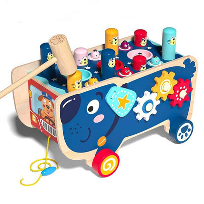 Fun Kids Wooden Music Hammer Toy