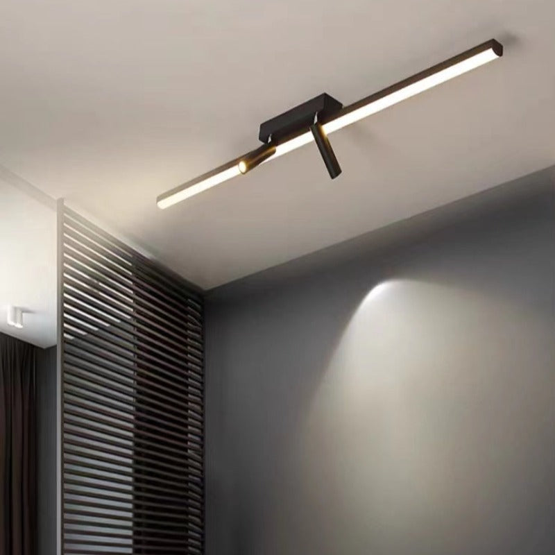 Slim LED Linear Ceiling Mount Light Fixture