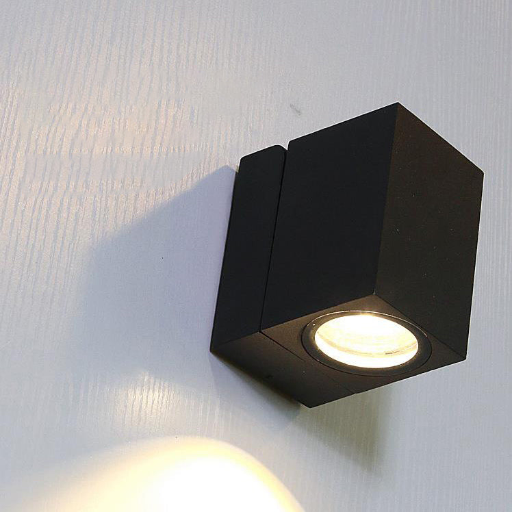 Contemporary Adjustable Outdoor LED Wall Light Fixture