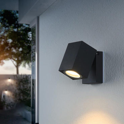 Contemporary Adjustable Outdoor LED Wall Light Fixture