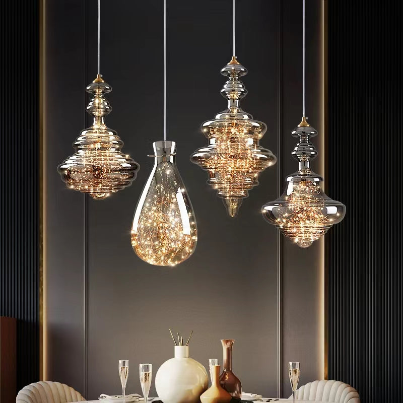 Grey Pendant Light Fixture