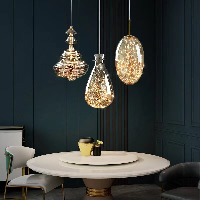 Grey Pendant Light Fixture