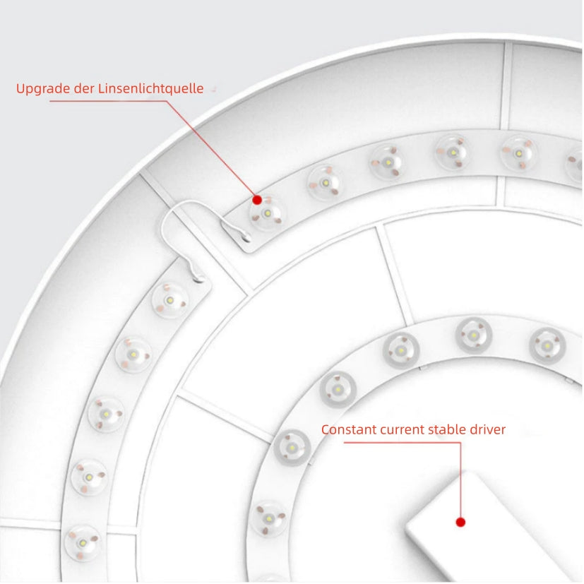 Compact Circular Ceiling Fixture Bright LED Light