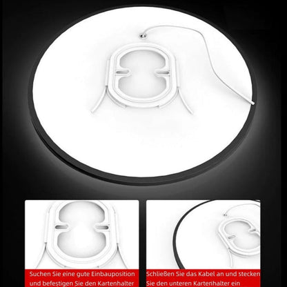 Compact Circular Ceiling Fixture Bright LED Light
