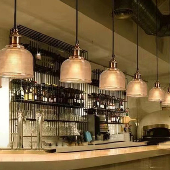 Classic Distressed Glass Pendant Light
