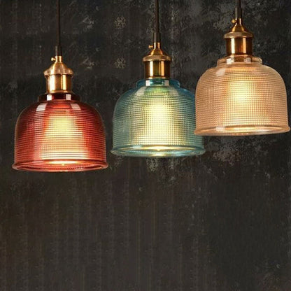 Classic Distressed Glass Pendant Light