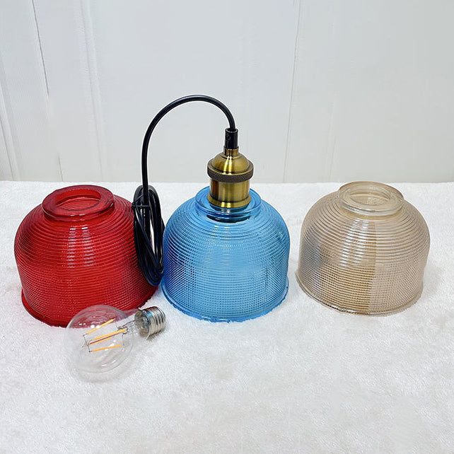 Classic Distressed Glass Pendant Light