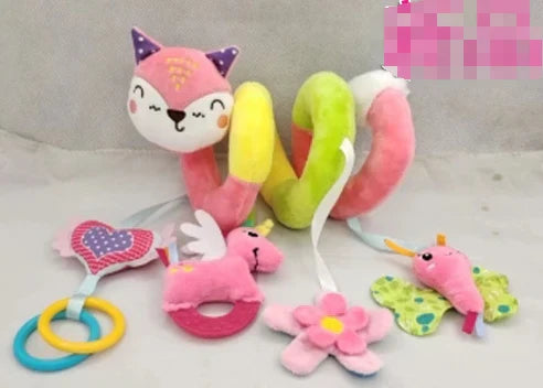 Fun Stroller Arch Toy with Colorful Spiral Design