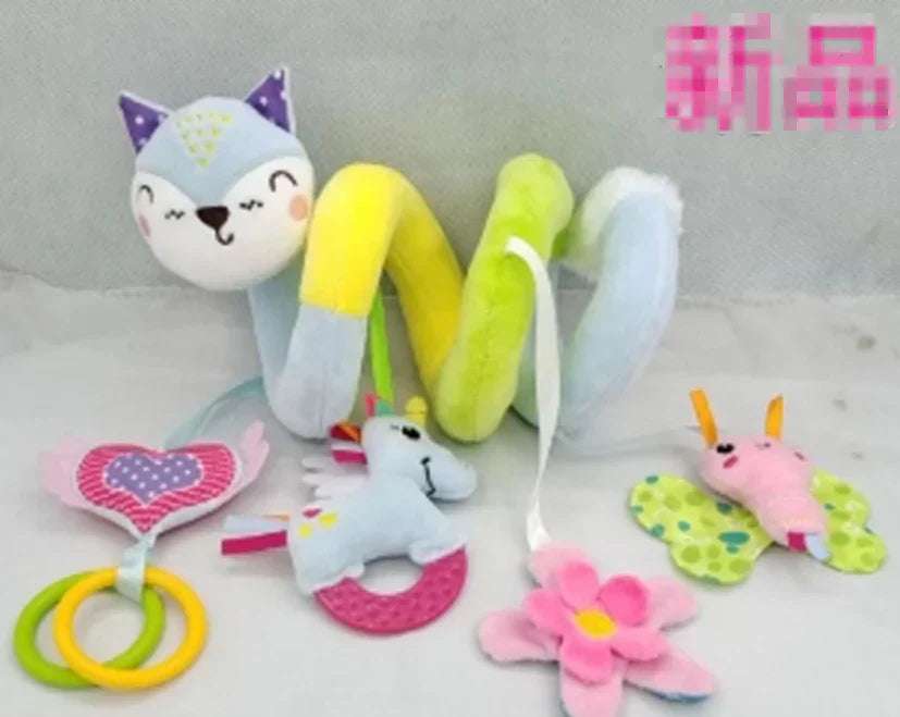 Fun Stroller Arch Toy with Colorful Spiral Design