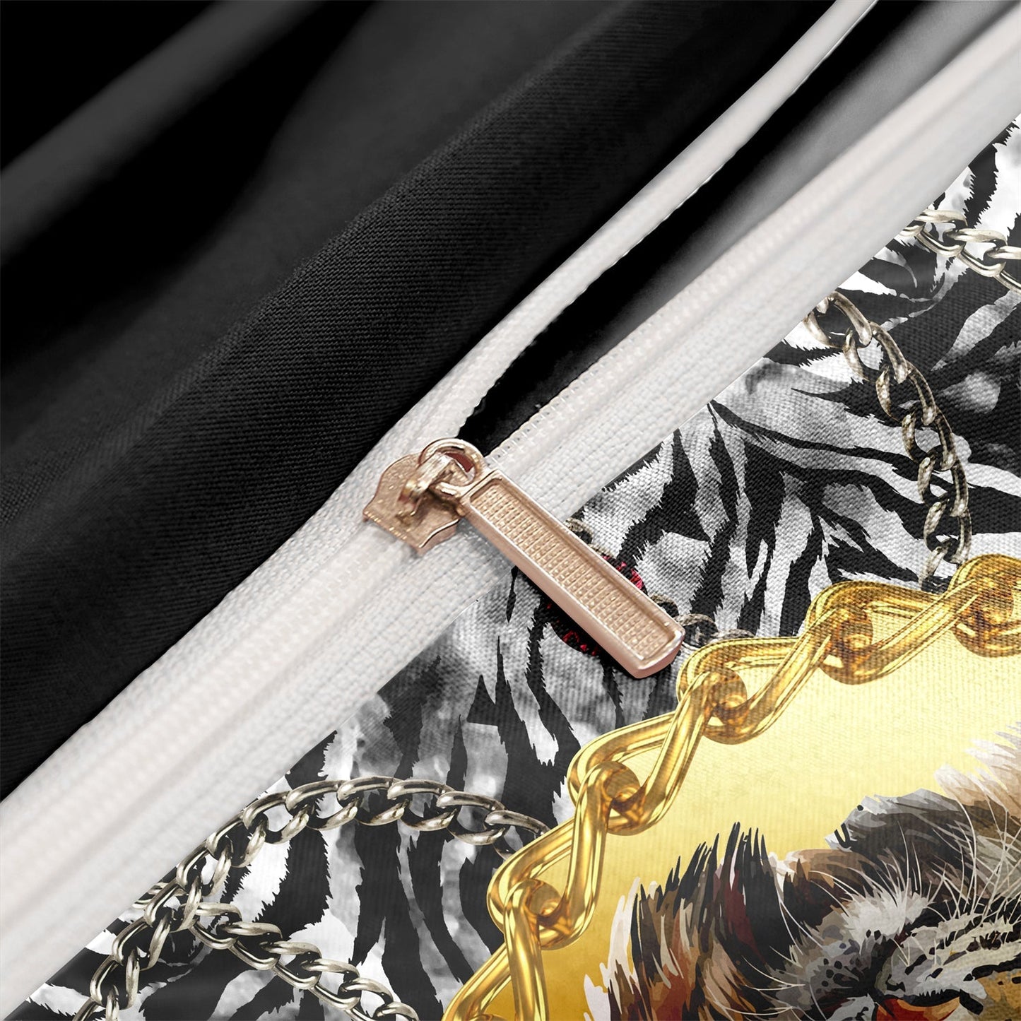 Wild Tiger Printed Kids Bed Set
