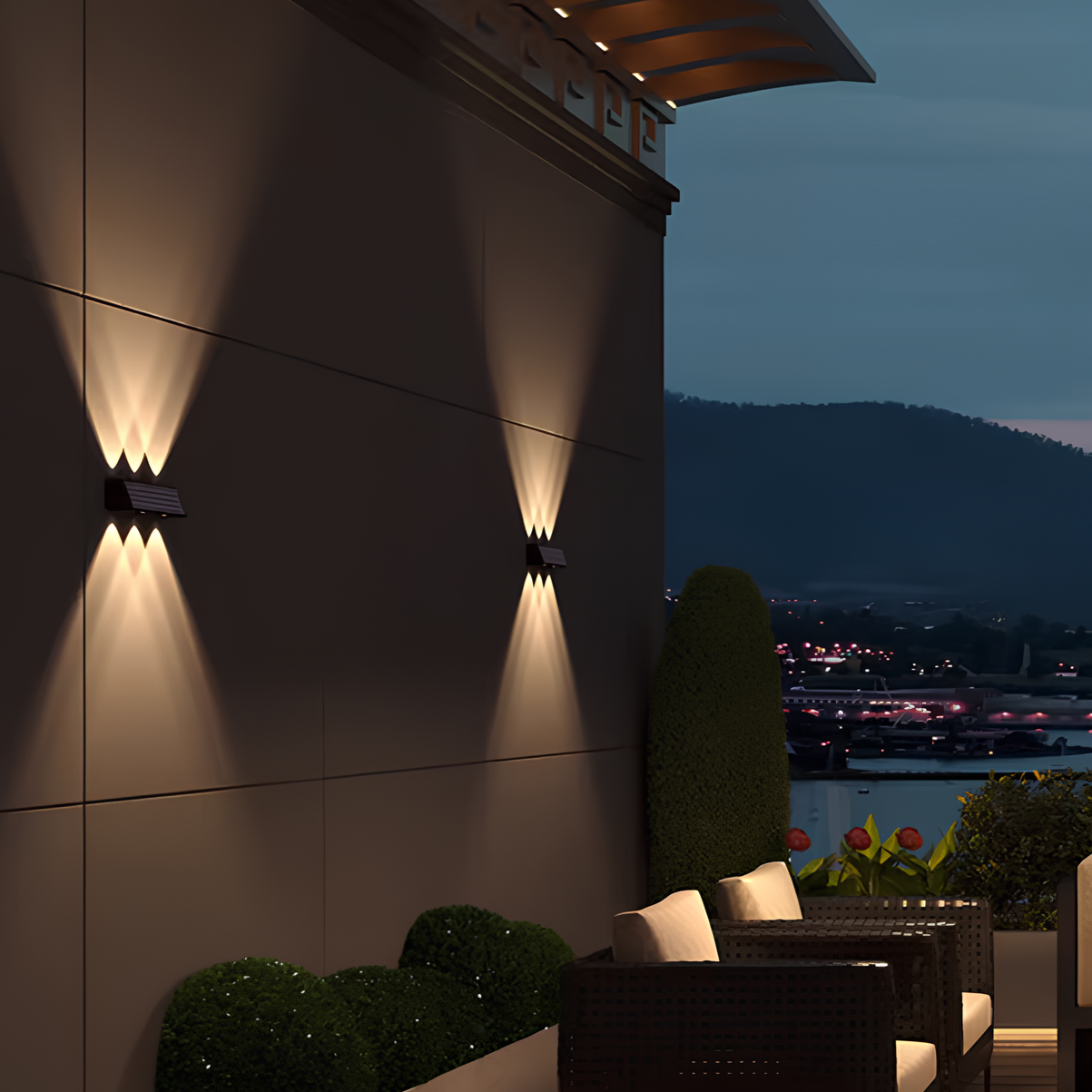 Eco Friendly Outdoor Solar Wall Light