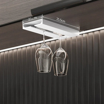 Modern Wine Glass Holder for Compact Kitchen Storage