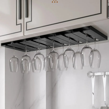 Modern Wine Glass Holder for Compact Kitchen Storage