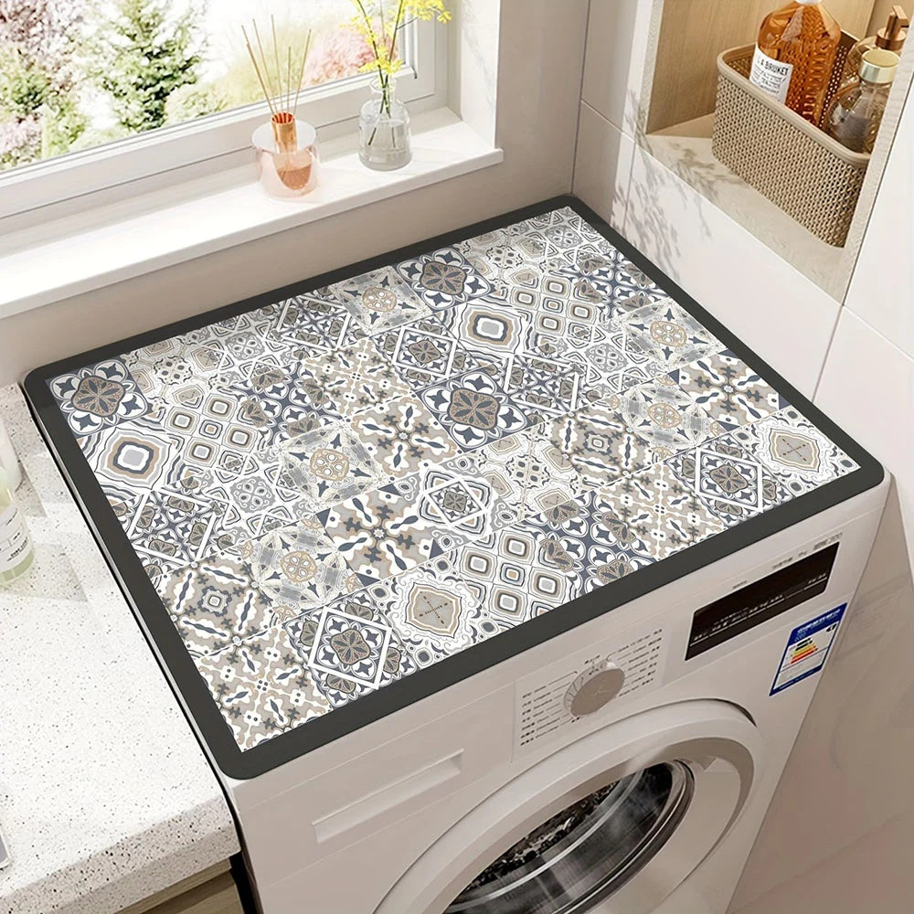 Decorative Kitchen Mat Waterproof Easy Clean Surface Protector