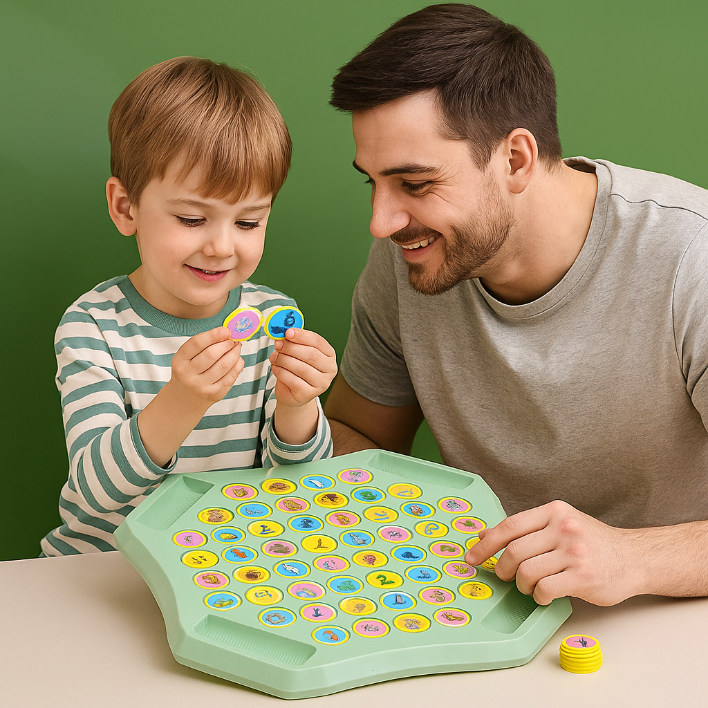 Fun Animal Token Memory Match Game - Fesara