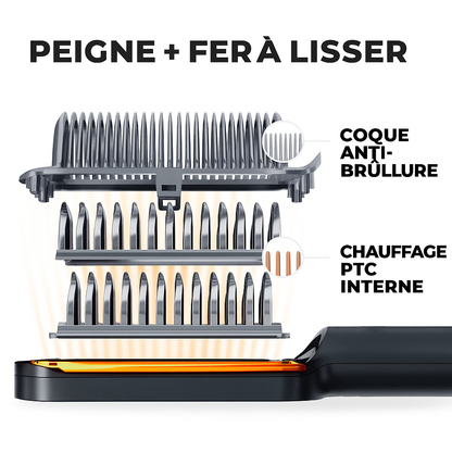 EasyGlide Hair Straightening Brush