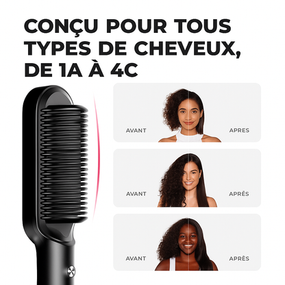 EasyGlide Hair Straightening Brush