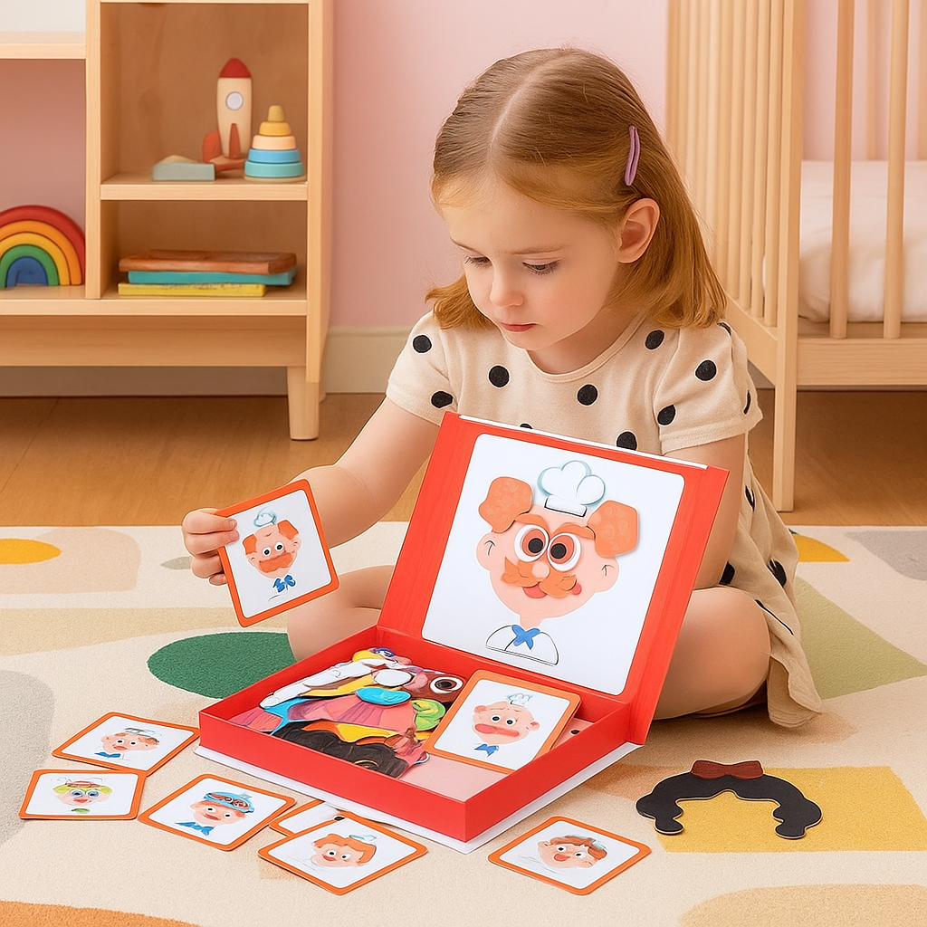 Fun Kids Face Emotion Learning Puzzle Toy - Fesara