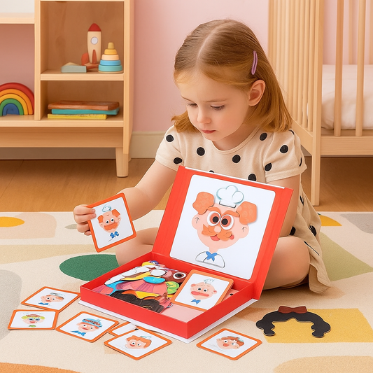 Fun Kids Face Emotion Learning Puzzle Toy - Fesara
