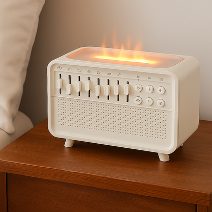 Soothing Sound Machine with Night Light & Humidifier - Fesara