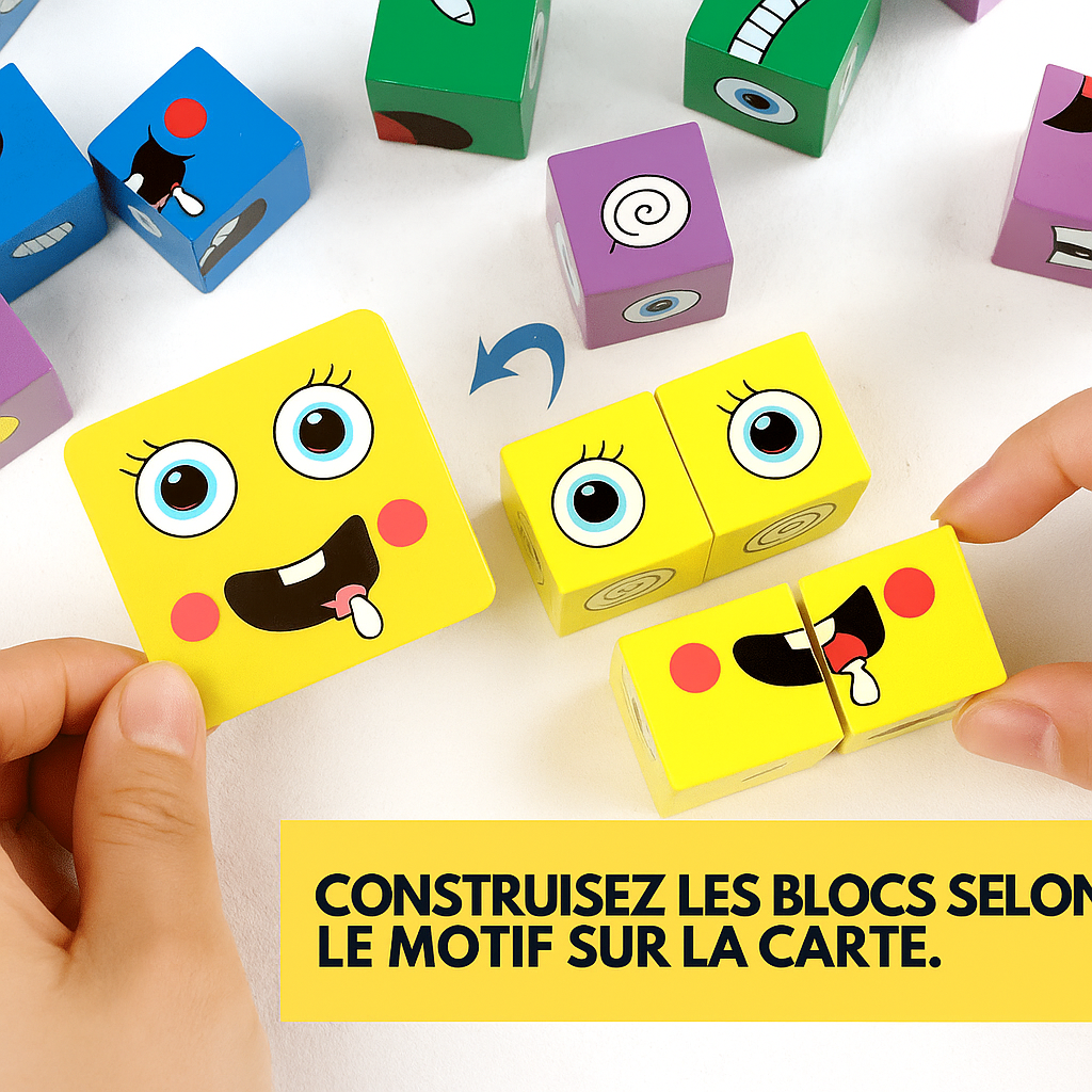 Colorful Building Block Toy Set