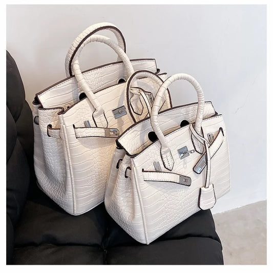 Large Faux Leather Tote Crossbody Bag for Women - Fesara