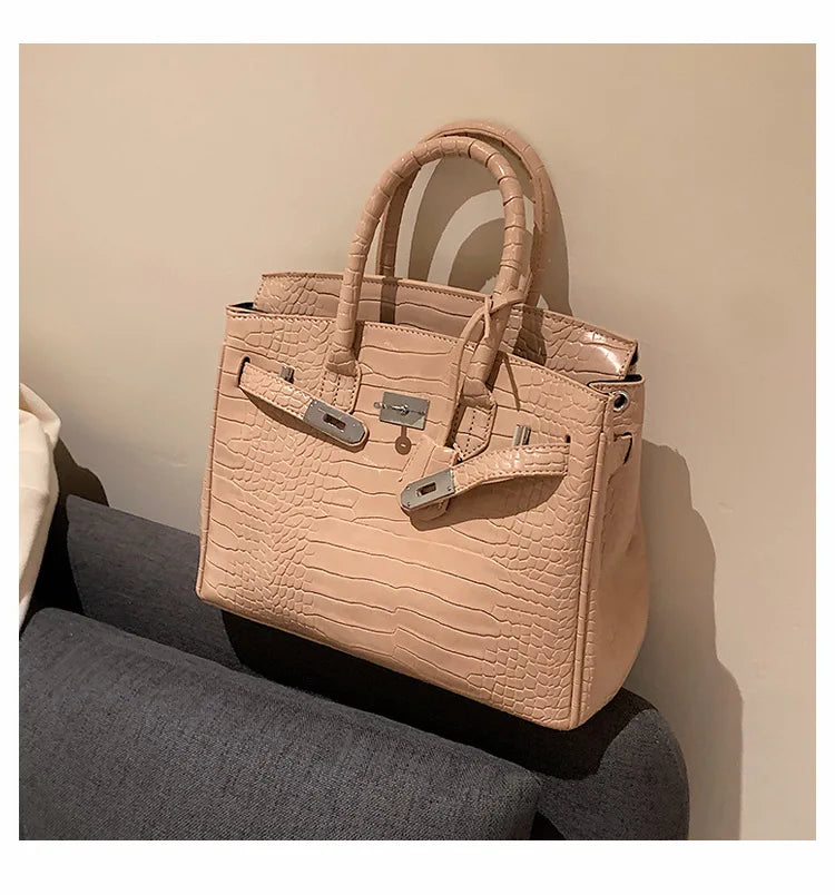 2025 Stone Texture Tote Bag for Women, Spacious Adjustable Shoulder Crossbody, Premium PU Pebbled Leather Commute Essentials 7