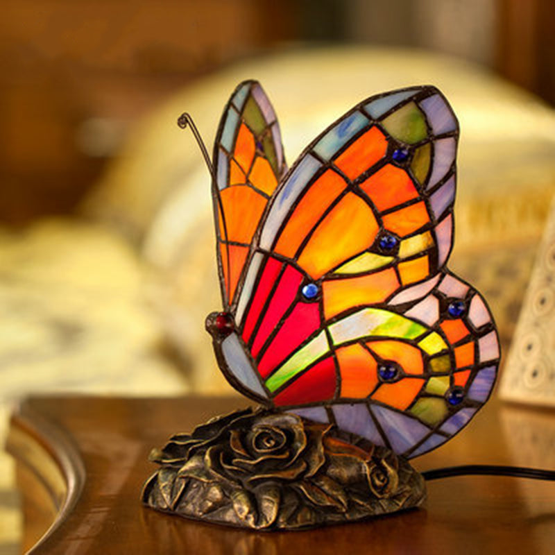 Soft Glow Table Lamp with Floral Design