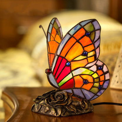 Soft Glow Table Lamp with Floral Design
