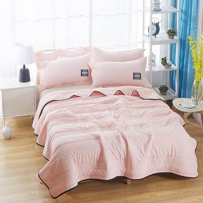 Soft Cooling Silk Throw Blanket