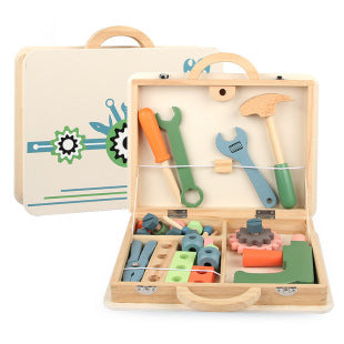 Kids Wooden Craft Toolkit Set