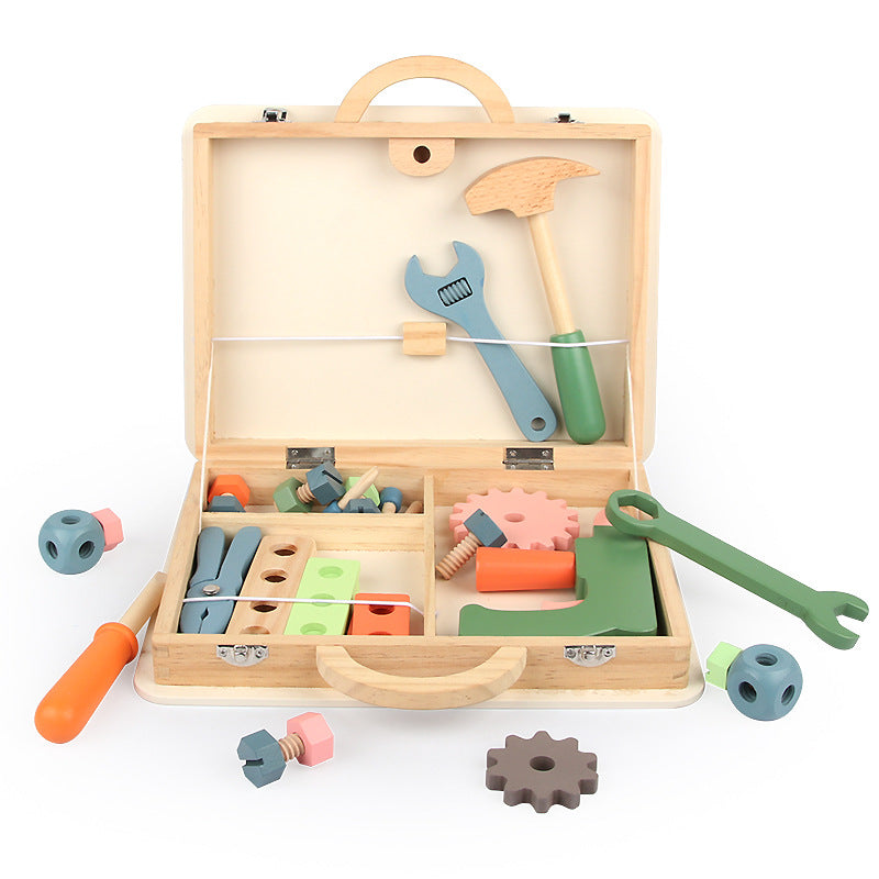 Kids Wooden Craft Toolkit Set