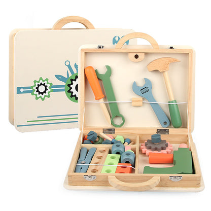 Kids Wooden Craft Toolkit Set