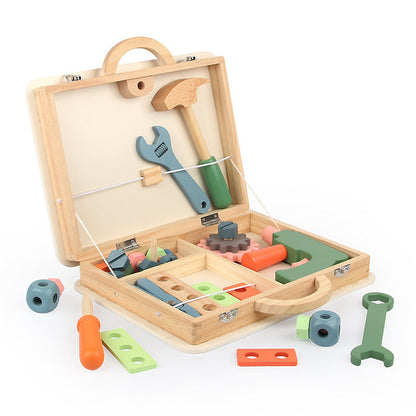 Kids Wooden Craft Toolkit Set
