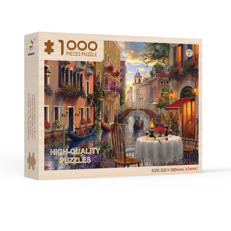 Festive Holiday Countdown Puzzle Calendar - 1008 Piece Jigsaw