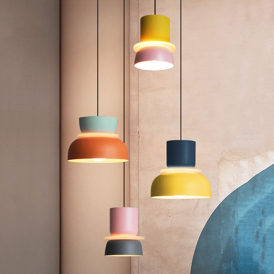 Modern Metal Pendant Lamp LED Ceiling Light - Fesara