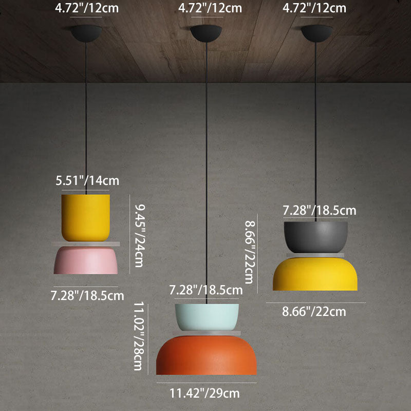 Modern Metal Pendant Lamp LED Ceiling Light