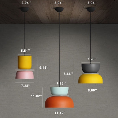 Vibrant Color LED Hanging Light Pendant