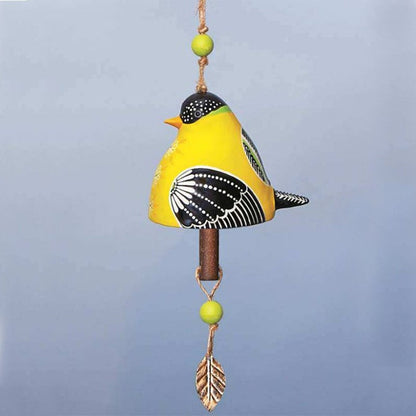 Delicate Silver Tone Bird Wind Chimes