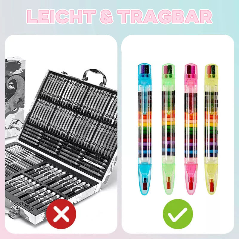 Colorful 20-in-1 Art Marker Pens Set
