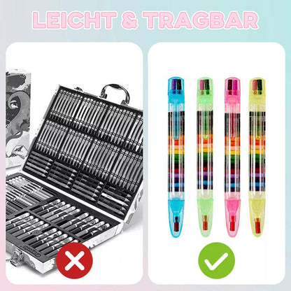 Colorful 20-in-1 Art Marker Pens Set