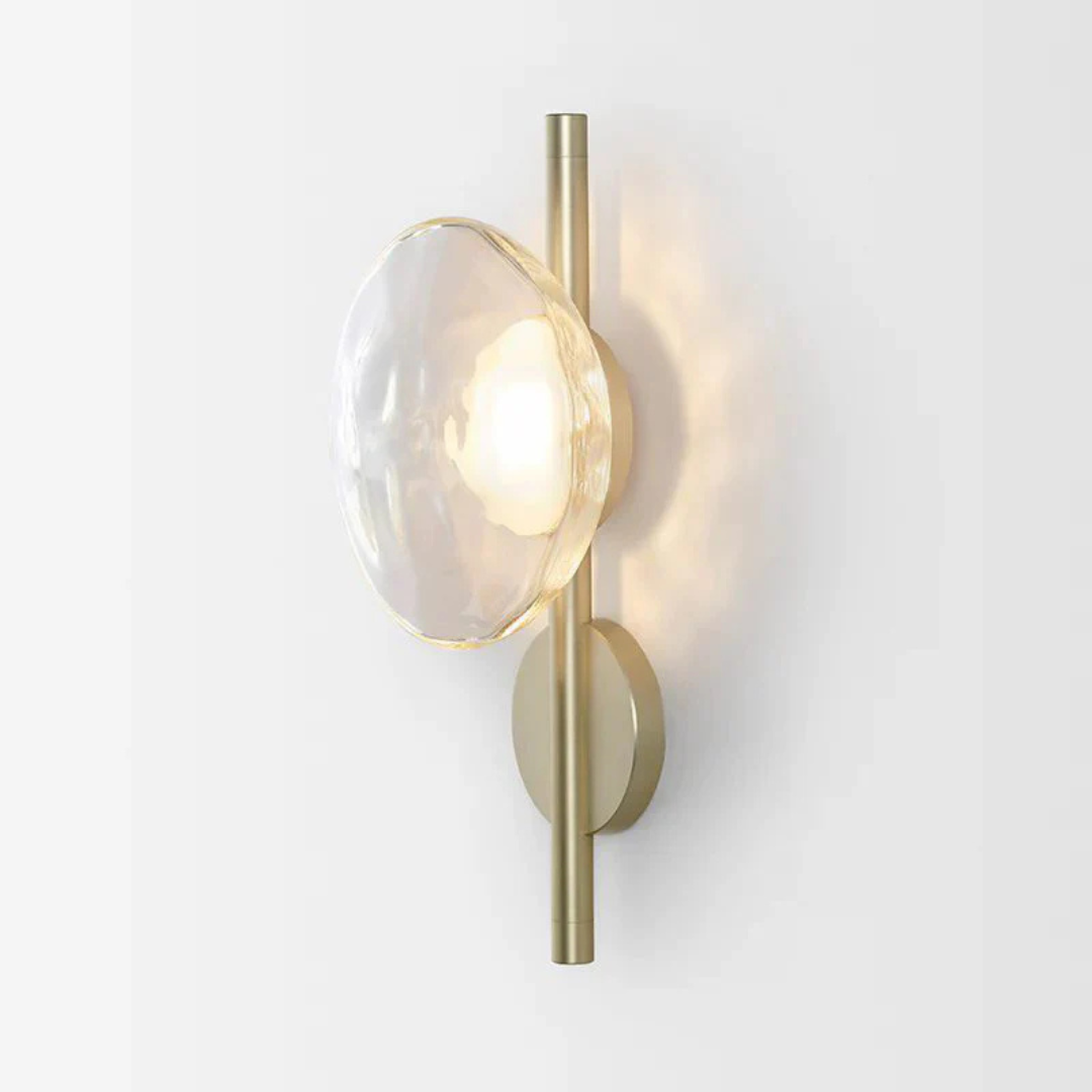 Elegant Glass Panel Wall Light