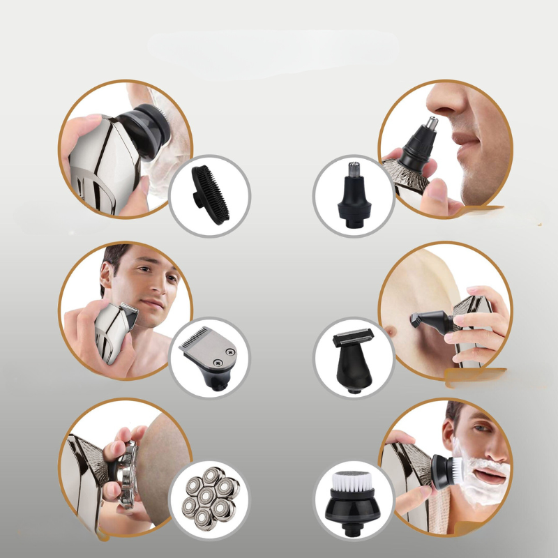 Close Shave Pro - Deluxe Electric Head Razor with Spare Blade