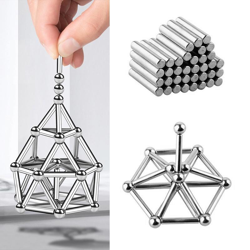 Magnetic Building Blocks Set for Kids DIY Creativity