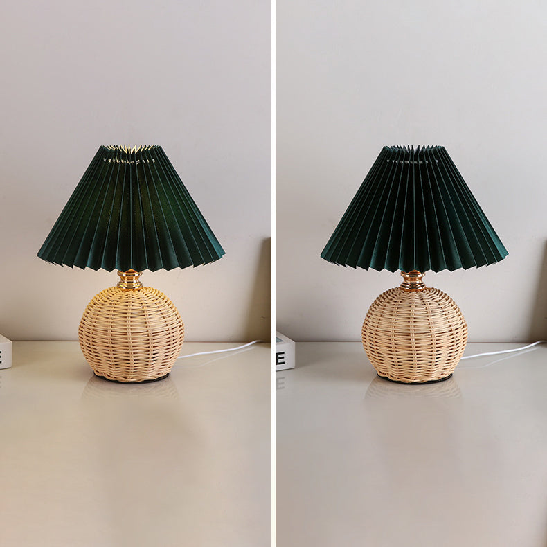Soft Fabric Shade Nordic LED Bedside Lamp