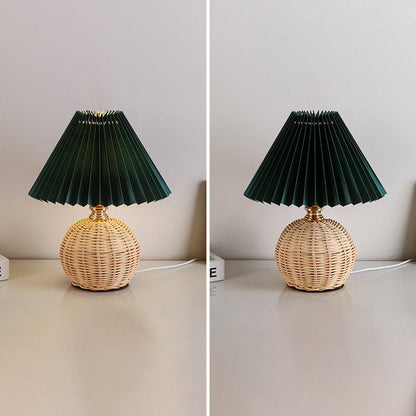 Soft Fabric Shade Nordic LED Bedside Lamp