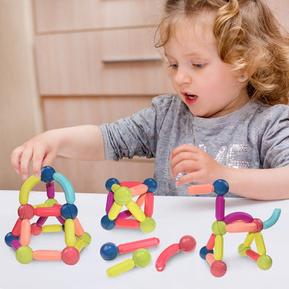 Fun Magnetic Building Blocks STEM Toy for Kids