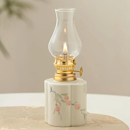 Warm Glow Kerosene Oil Lamp