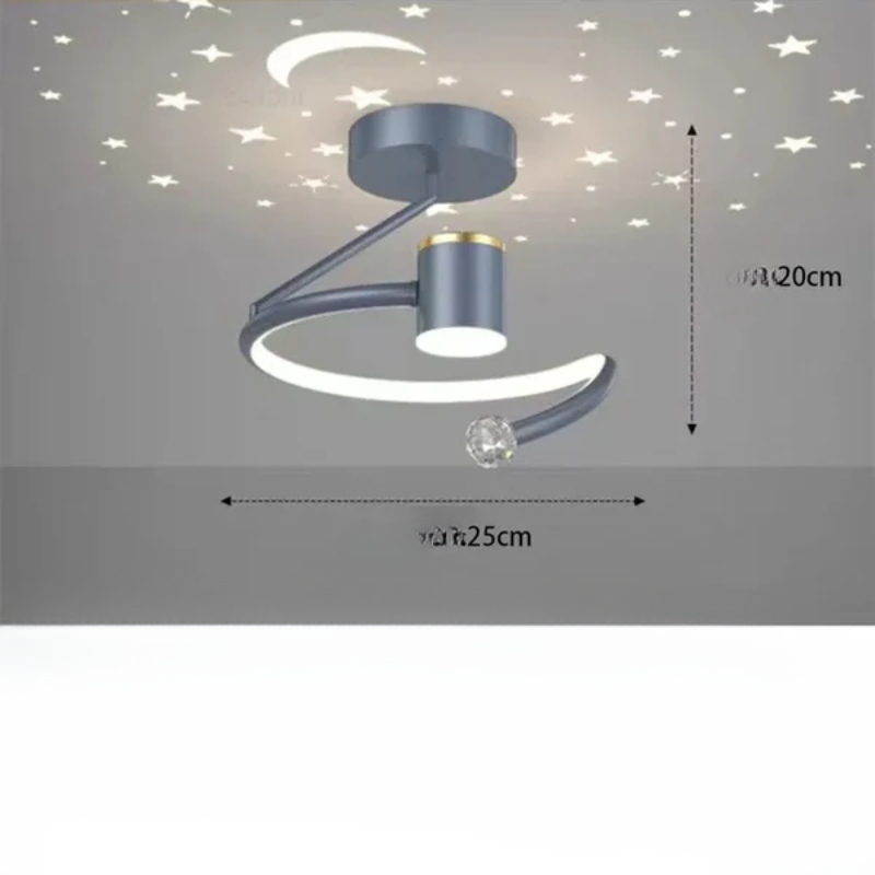 Modern Dimmable LED Ceiling LightFixture