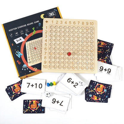 Fun Math Learning Board Game
